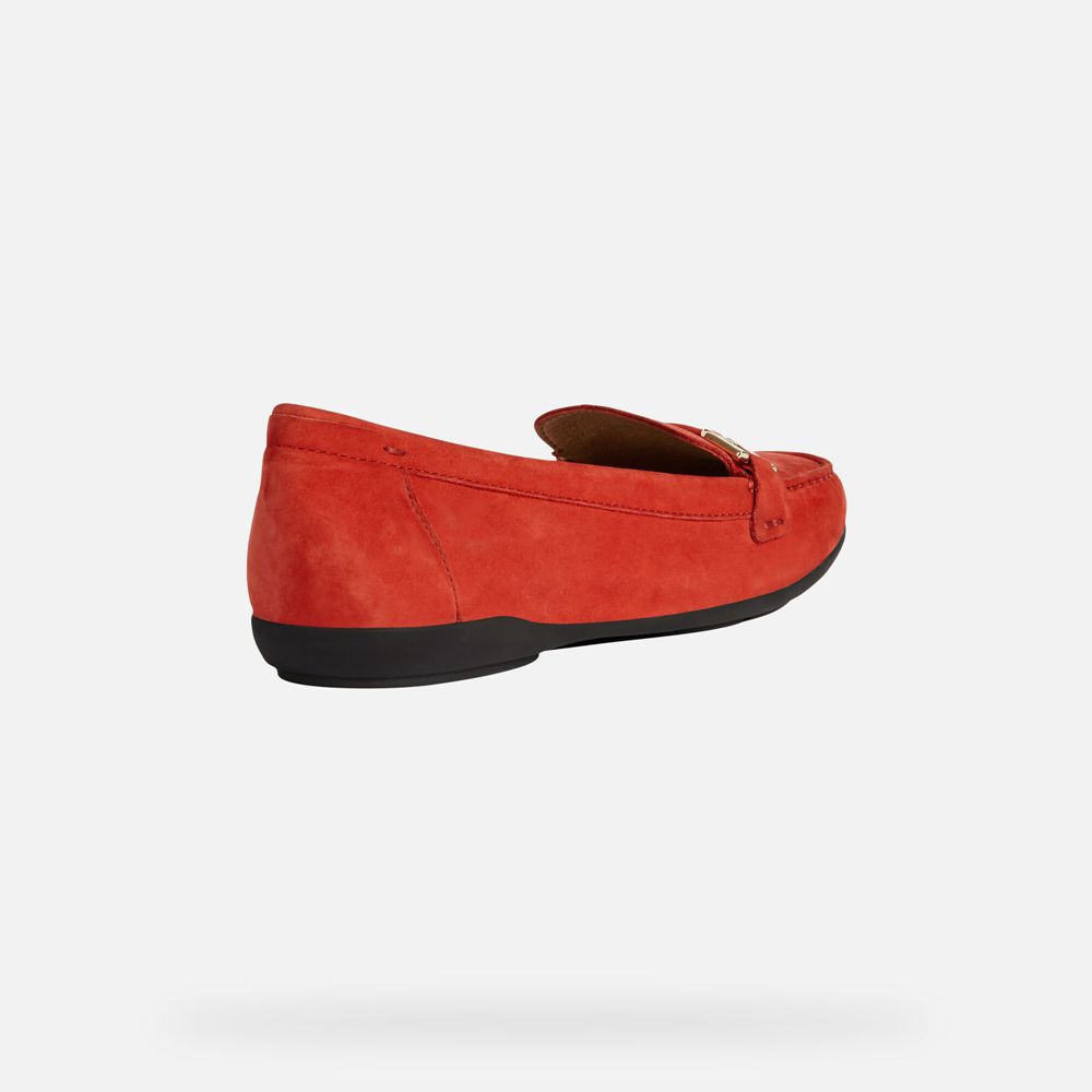 Mocassins Geox Senhora Vermelhas - Annytah - UCDAS8327